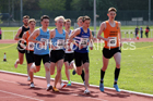 Mens under-20s 1500 metres, 2019 North Eastern Track and Field Champs., Middlesbrough. Photo:  David T. Hewitson/Sports for All Pics